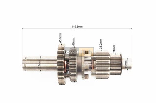Коробка передач (два вала с шестернями) d-14мм под сепаратор, тип 1