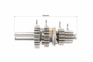 Коробка передач (два вала с шестернями), первичный вал 120мм Active