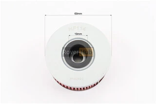 Фильтр-элемент масляный HF114 (69x47мм) HONDA Pioneer, SXS, TRX 400-1000, ATV