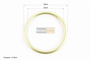 Прокладка глушника 39*32мм із металу, 10шт