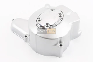 Кришка двигуна ліва (для статора магнето на 2 котушки) 110cc + кришка овальна (можливі дефекти фарбування)