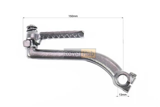 Рычаг кикстартера (черный) "плоская подножка"