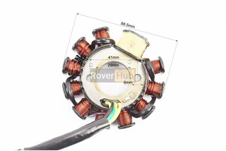 Статор магнето (генератора) (11 котушок роз'єм "мама 4+2") висота 33мм