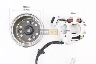 Магнето в сборе (на 2 катушки)