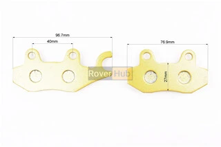 Тормозные колодки (дисковые) правое ухо, Viper - RACE/STORM/CG/СВ/HONDA-LS125;NSR 50;MBX 50/LIFAN/KYMCO-Pulsar/LONCIN, к-кт 2шт,
