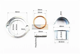 Фланец глушителя с креплением в к-кте CB/CG200cc