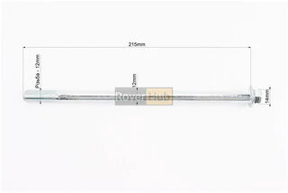 Вісь заднього колеса d12mm; L215mm + гайка