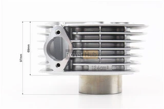 Цилиндр к-кт (цпг) CB125cc 56,5мм (высота цилиндра 68/97мм, палец 15мм)