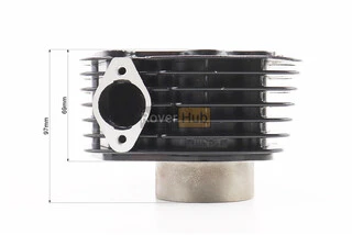 Цилиндр к-кт (цпг) CB150cc 62,0мм (высота цилиндра 69/97мм, палец 15мм), ЧЁРНЫЙ