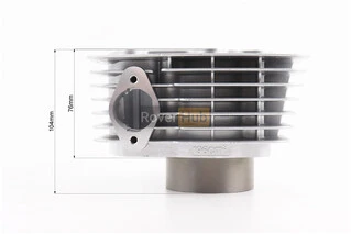 Цилиндр к-кт (цпг) CB200cc 63,5мм (высота цилиндра 76/104мм, палец 15мм)