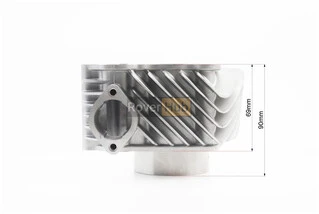 Циліндр к-кт (цпг) WH180 62мм (висота циліндра 69/90мм), (палець - 15мм), (див. фото розмірів) Тайвань