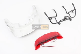 Honda DIO AF-28 пластик - "спойлер", КАРБОН +кріплення+ліхтар "спойлера" к-кт