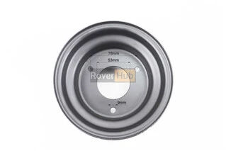 Диск сталевий 6*4 d=55; 3відп.*78mm, чорний