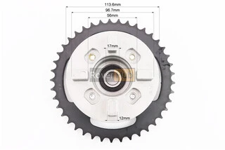 Панель демпферна із зіркою 428-41Т у зборі, висота посадки зірки - 31мм.