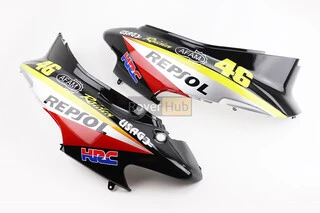 Honda DIO AF-34 пластик - к-кт фарбований 5 деталей, TUNING (можливі незначні потертості)