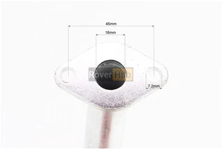 Патрубок карбюратора (метал), d - 16mm, h - 180mm