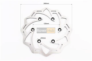 Terra-X 250 (2019) Диск гальмівний задній D-240mm