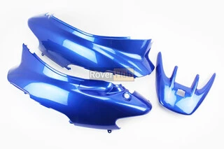 Honda DIO AF-35 пластик - к-кт крашеные 6 деталей, СИНИЙ (возможен дефект покраски)