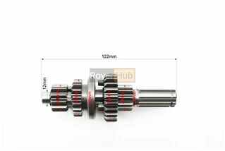 Коробка передач "3+1" (два вали з шестернями) d-12мм під сепаратор (для квадроцикла 110cc із задньою передачею)