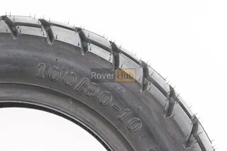 Шина 100/90-10 бескамерная, шипованная