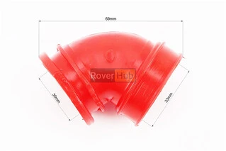 Патрубок фільтра повітряного Suzuki AD50, силікон (ЧЕРВОНИЙ)