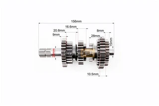 Коробка передач (два вала с шестернями) СG-200cc "вал первичный 11зуб."