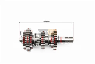 Коробка передач (два вала с шестернями) СG-200cc "вал первичный 13зуб."