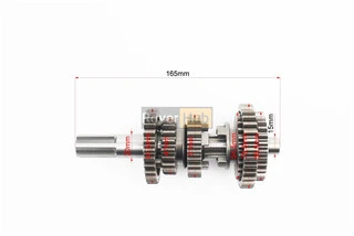 Коробка передач ZUBR (вторичный вал 165мм, два вала с шестернями) СG-200cc "вал первичный 11зуб."