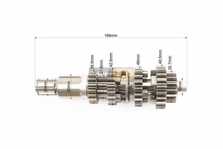 Коробка передач ZUBR (вторичный вал 162мм, два вала с шестернями) СG-200cc "вал первичный 11зуб."