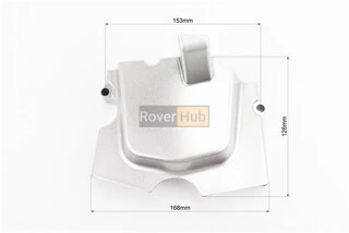 Крышка звезды передней (метал) CG/CB, СЕРЫЙ, тип1