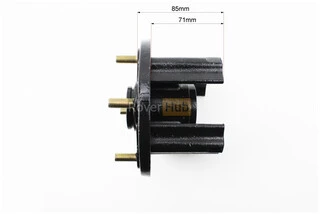 Ступиця колеса під вісь 17x25, розболтовка 4x110 к-кт 2шт