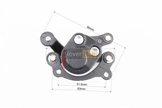 Тормозной суппорт передний левый, механический
