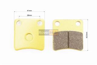 Гальмівні колодки (дискові) Honda DI050 / Tact 50; DAELIM GZ50; SYM- Orbit 50; KYMCO- MXU 400 к-кт 2шт