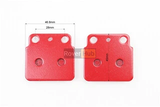 Тормозные колодки (дисковые) KAWASAKI ATV-KSF 400; SUZUKI ATV-LT250/ LT-Z 400/ EBC NO FA137 LT-R 450/ LT 500 к-кт красные