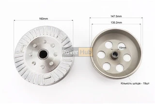 Варіатор задній в зборі 250cc