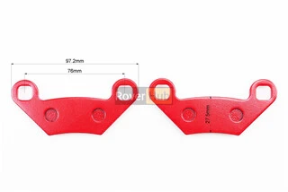 Тормозные колодки (дисковые) POLARIS-500 XP Sportsman/ 550 XP EPS/ 550 X2/ 550 XP/ 850 XP/ 850 XP ES/ 1000 Forest к-кт красные