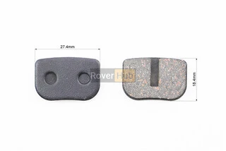 Гальмівні колодки Disk-brake (Avid 79cc, Mini Bike Rear, MBX10, Motovox, ATV), чорні YL-1003