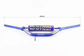 Кермо d28мм L805мм з буфером, синій