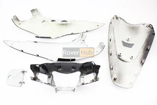 Suzuki LET'S-III пластик - к-кт крашеные 5 деталей, ЧЕРНЫЙ