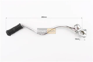 Важіль кікстартера "змійка" ZUBR (вузьке кріплення)