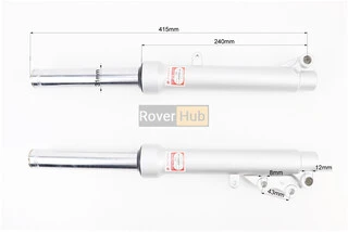 Амортизатор передній (пір'я), лів., правий. к-кт 415мм Race2