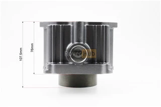 CG200-OHV Циліндр к-кт (цпг) 200cc - 63,5мм - водяне охолодження (висота циліндра 76/107мм) (палець 15мм) (битий бокс)