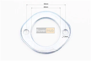 Фланець глушника (55мм між шпильками)