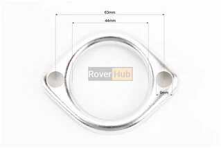 Фланець глушника (63мм між шпильками)