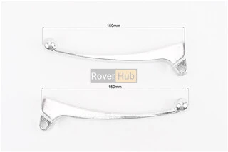 Важелі керма ліве, праве к-кт 2шт (під зчеп./барабан. гальмо) "хром"