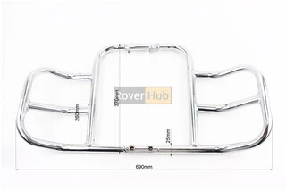 Дуга захисна "ХРОМ" з кріпленням к-кт