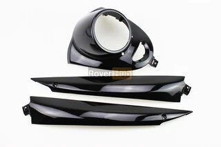 Yamaha VINO SA26 - 4т пластик - к-кт крашеные 8 деталей, ЧЕРНЫЙ