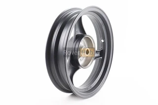 Диск задній литий MT2,50x12 Z19 для 4Т (бараб. гальм., d-110мм) "3 промені" чорний