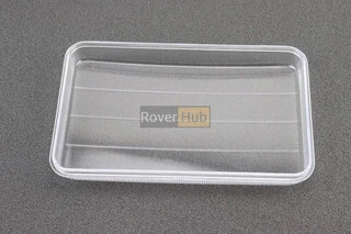 Скло-розсіювач фари квадратної (пластик)