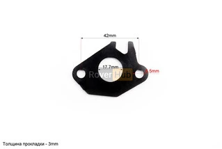 Прокладка патрубка карбюратора Honda DIO AF34/35 (пластмасс) d-18mm